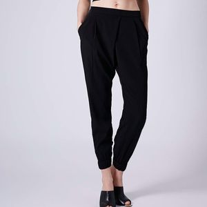 :: Topshop :: Black Wrap Jogger with pockets